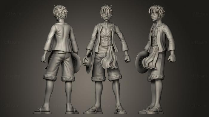 3D model Monkey D Luffy (STL)